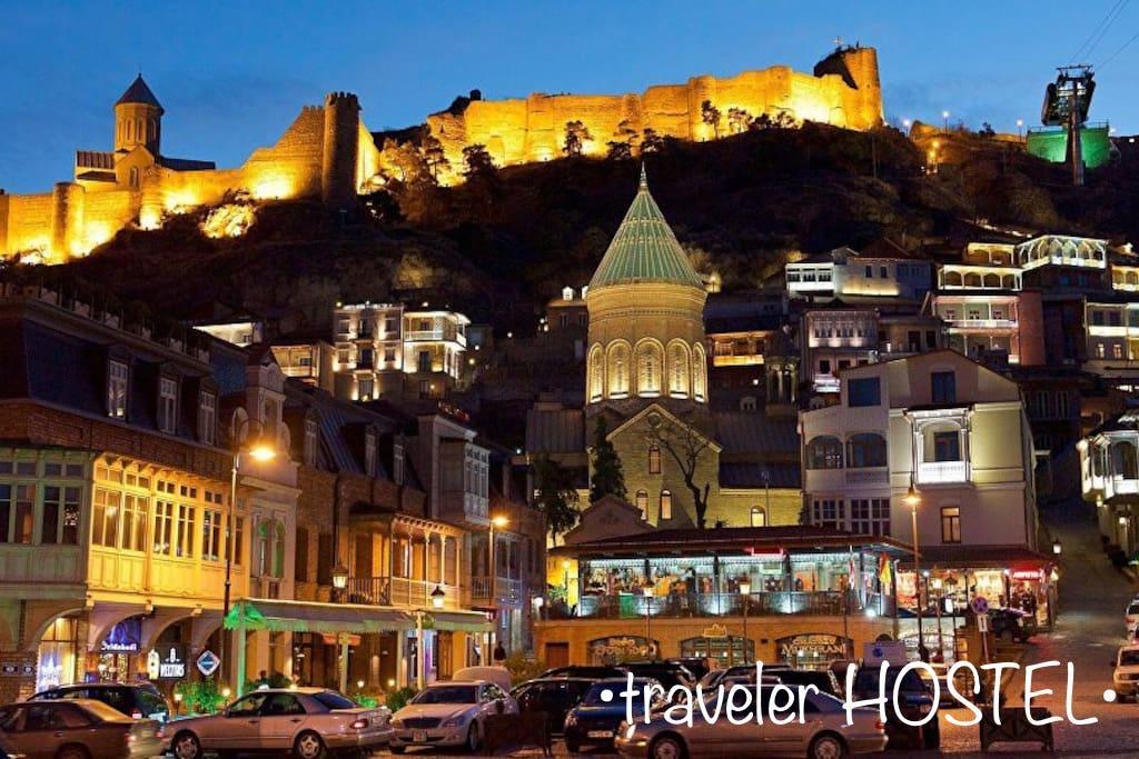 Traveler Hostel Tiflis Exterior foto